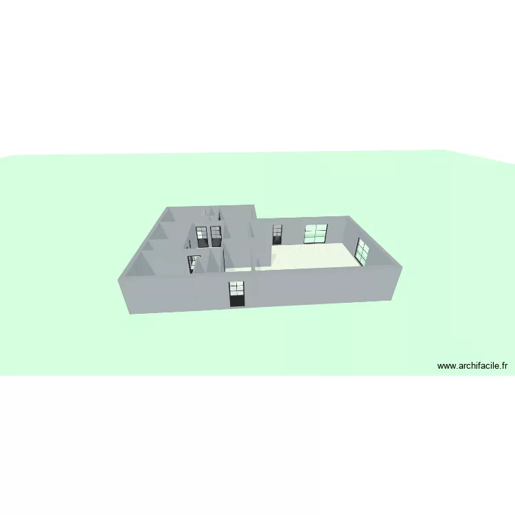 Maison. Plan de 11  et 142 m²