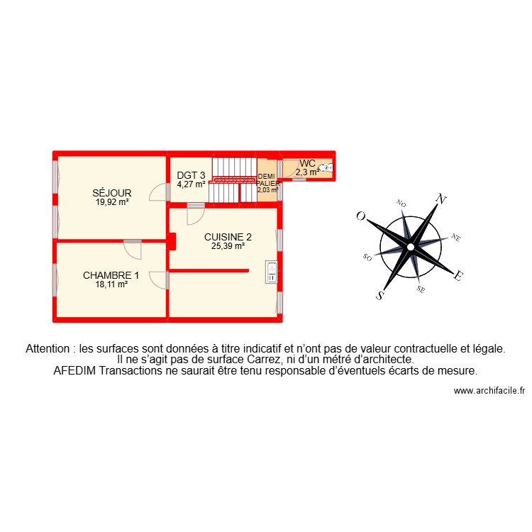 BI 29319. Plan de 41 pièces et 344 m2