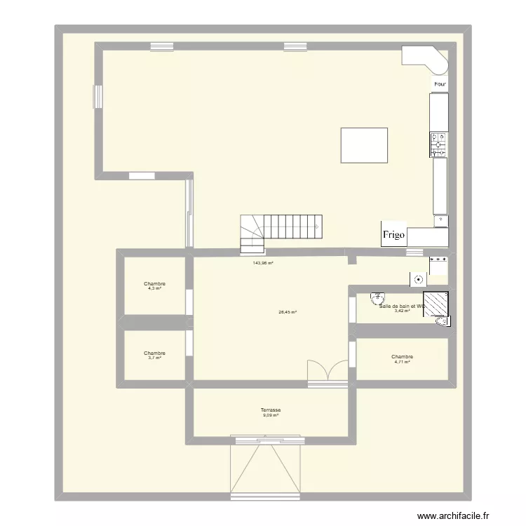 MAISON. Plan de 