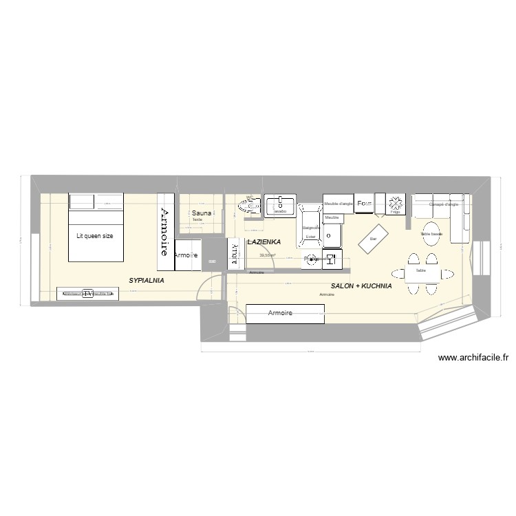 Piekna 66 m 9. Plan de 0 pièce et 0 m2