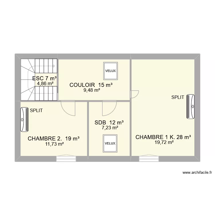 maison plan rdc 2. Plan de 5 et 53 m² maison plan rdc 2. Plan de 5 et 53 m²
