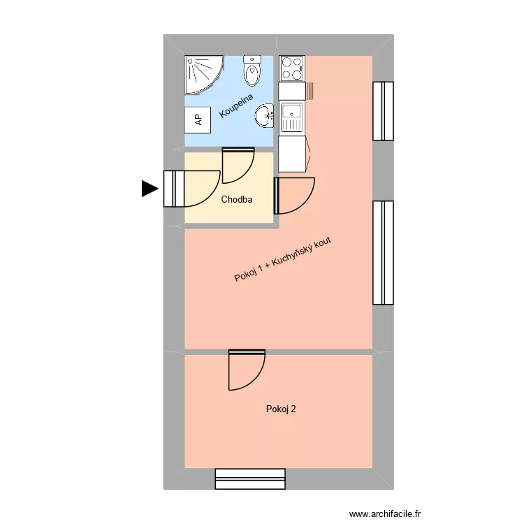 Kapitána Jasioka 735, byt 2. Plan de 8 et 159 m² Kapitána Jasioka 735, byt 2. Plan de 8 et 159 m²