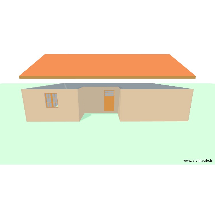 Maison lumière. Plan de 1 pièce et 107 m2