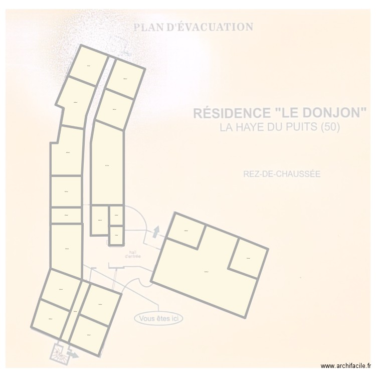 EHPADrdc. Plan de 20 pièces et 770 m2
