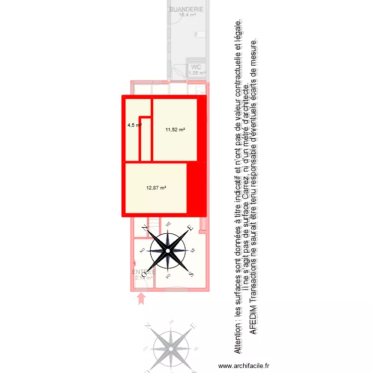 BI 36856. Plan de 23 et 143 m² BI 36856. Plan de 23 et 143 m²