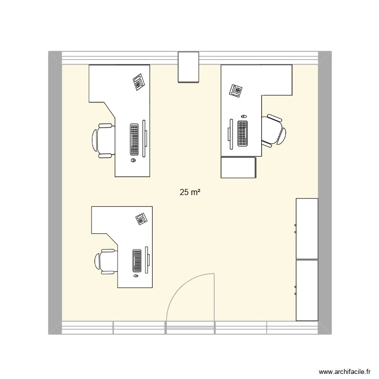 bureau 2. Plan de 0 pièce et 0 m2