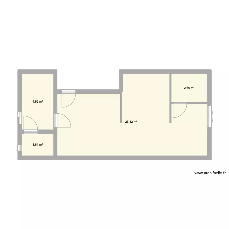 KALI POBLENOU. Plan de 4 Pièces et 34 m² KALI POBLENOU. Plan de 4 Pièces et 34 m²