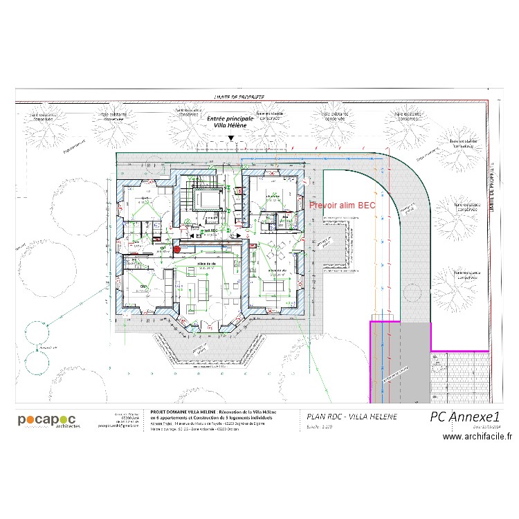 Villa Helene RDC. Plan de 0 pièce et 0 m2