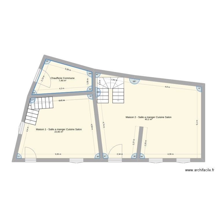 maison2027. Plan de 3 pièces et 70 m2