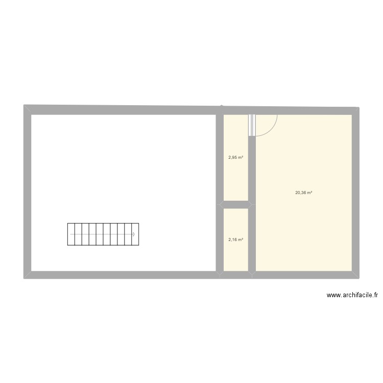 grenier . Plan de 0 pièce et 0 m2