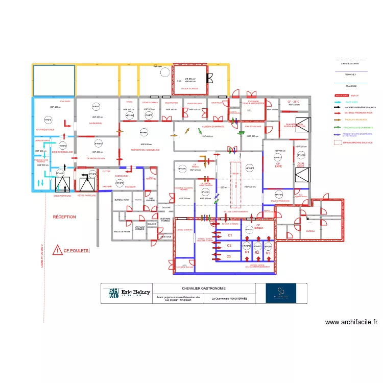  ERN&Eacute;E CHEVALIER PROJET CIRCUIT. Plan de 