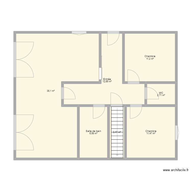 Maison zoe. Plan de 0 pièce et 0 m2