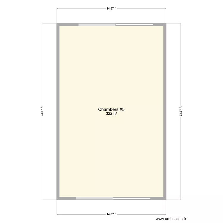 DJA USA Chamber 5. Plan de 