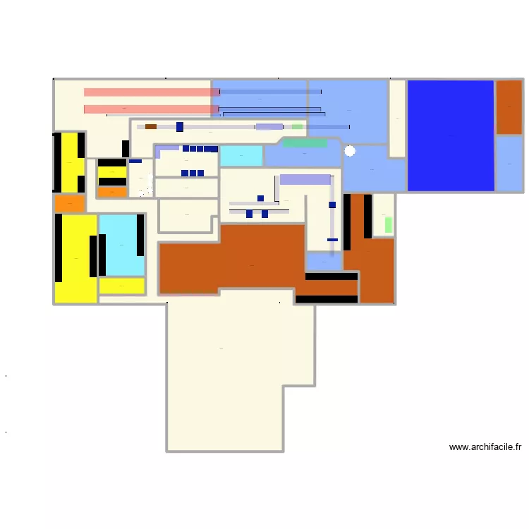 DDJ actuel zonage. Plan de 