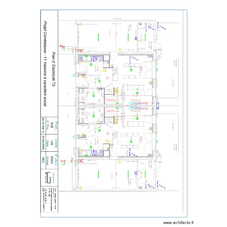 Intégration banche T3 double. Plan de 0 pièce et 0 m2
