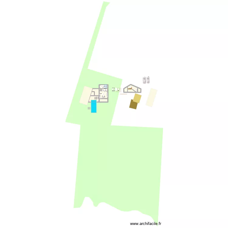 chalet 1. Plan de chalet 1. Plan de