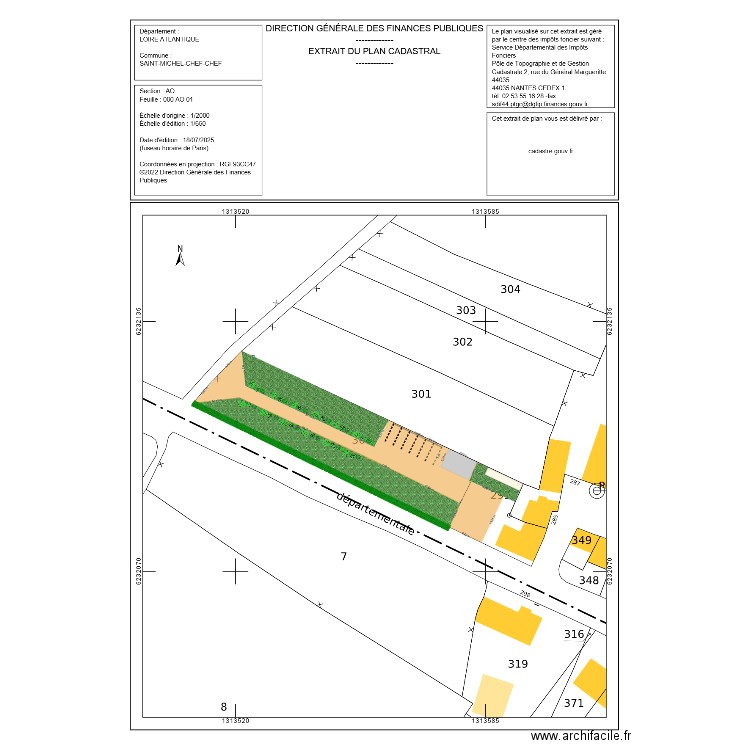 jardin V1. Plan de 0 pièce et 0 m2