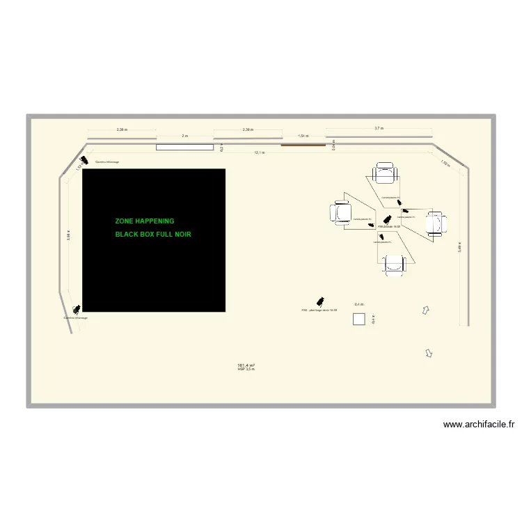 Plateau LENOVO - Hugo. Plan de 