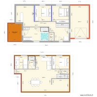 chalet rdc espace sauna devant  - etage  Entree garage v2
