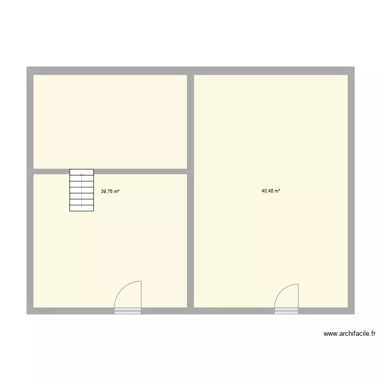 Hermes logement. Plan de 2 et 80 m² Hermes logement. Plan de 2 et 80 m²