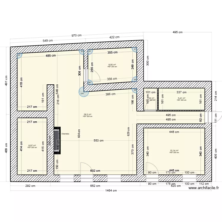 RDC Courbrault -6. Plan de 