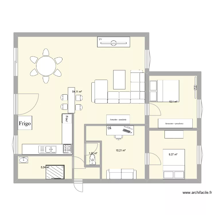 Maison N 3. Plan de 0 pièce et 0 m2 Maison N 3. Plan de 0 pièce et 0 m2