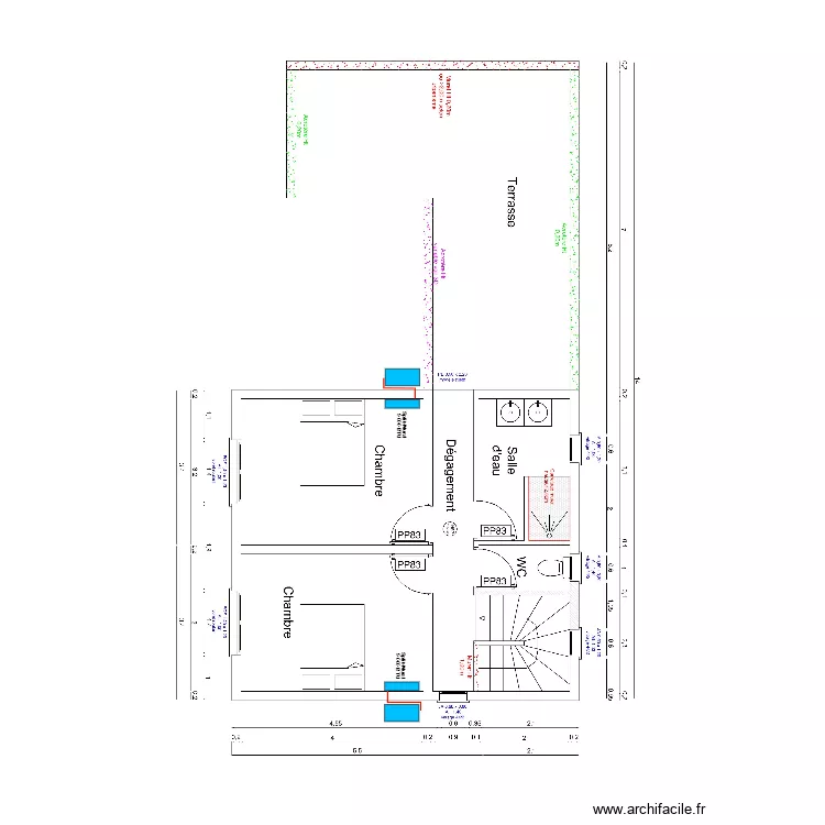 Olivier Jean-fran&ccedil;ois R+1. Plan de 