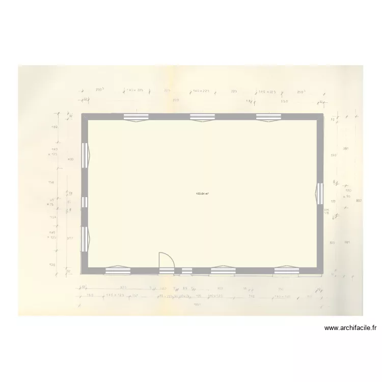 STLeonardFDPOrtho. Plan de 1 et 104 m² STLeonardFDPOrtho. Plan de 1 et 104 m²