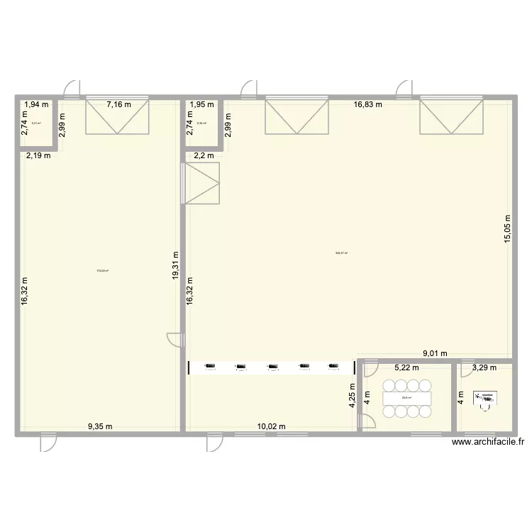 Égide-Jean. Plan de 6 et 541 m² Égide-Jean. Plan de 6 et 541 m²