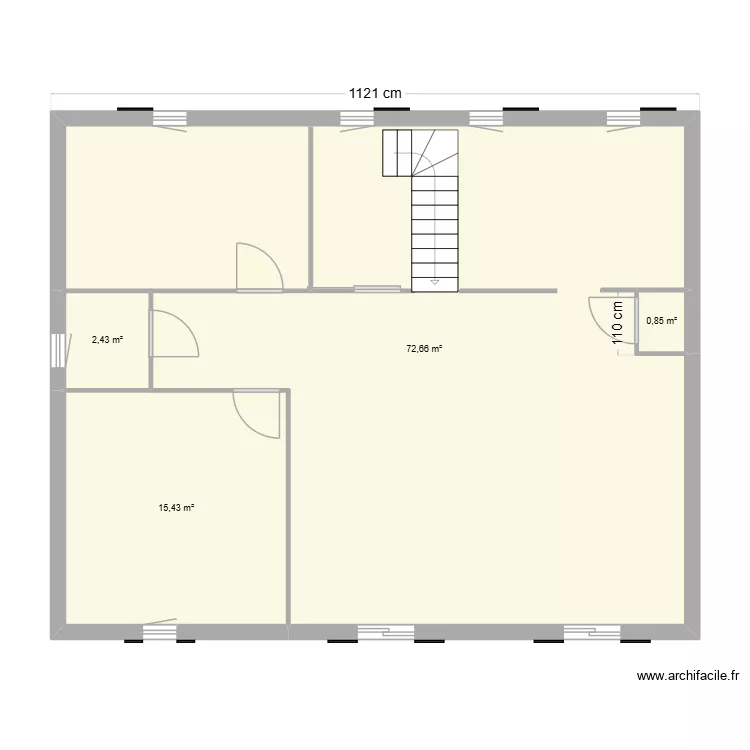 maison kev. Plan de 4 pièces et 91 m²