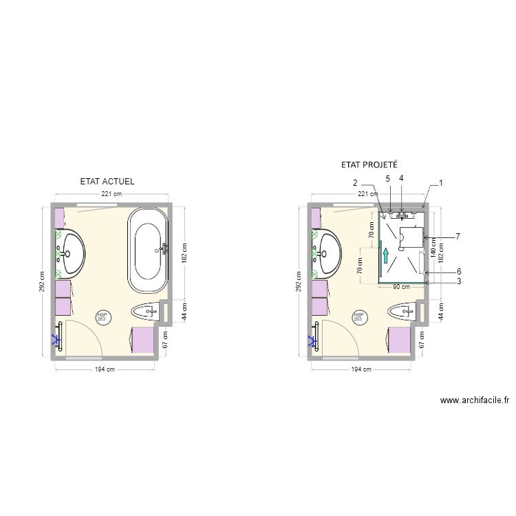 dossier ARNOUX. Plan de 0 pièce et 0 m2