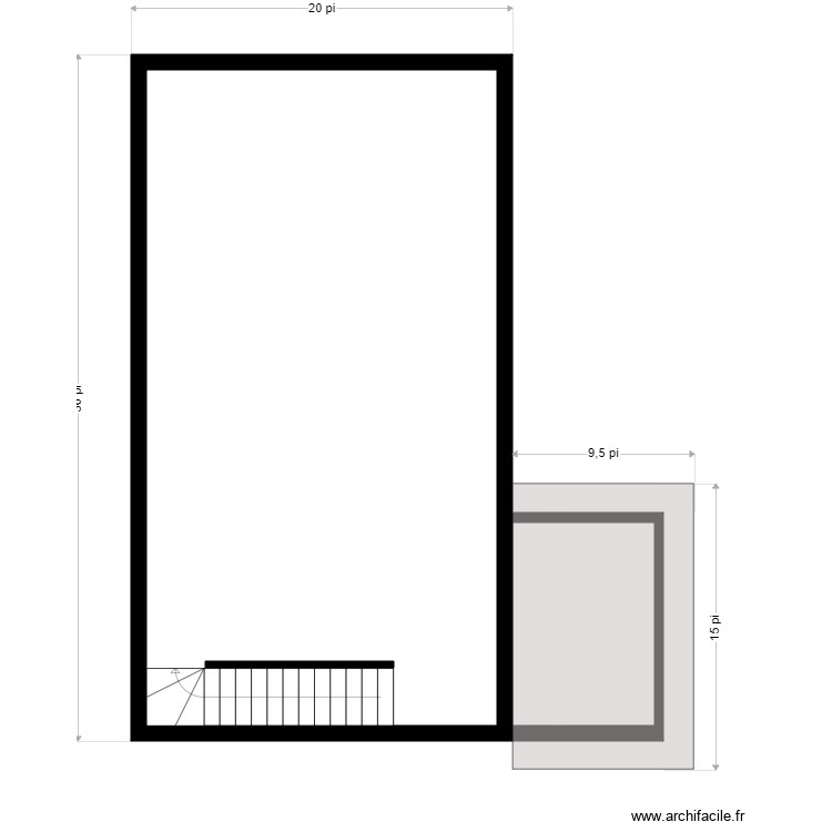 Marlene garage &eacute;tage. Plan de 0 pièce et 0 m2