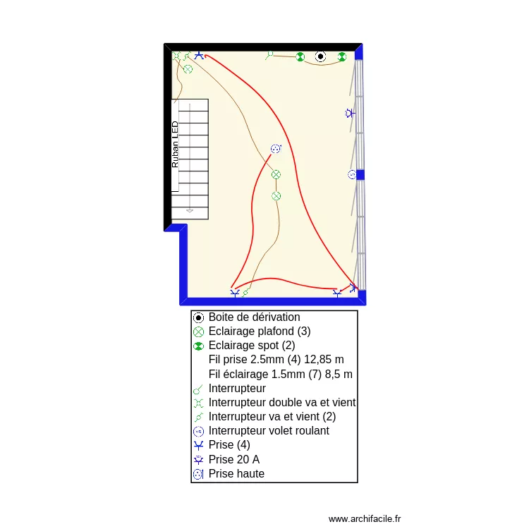Pluton R+1. Plan de 1 et 21 m² Pluton R+1. Plan de 1 et 21 m²