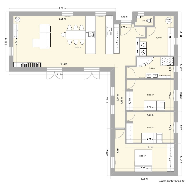 YOUPIII. Plan de 0 pièce et 0 m2