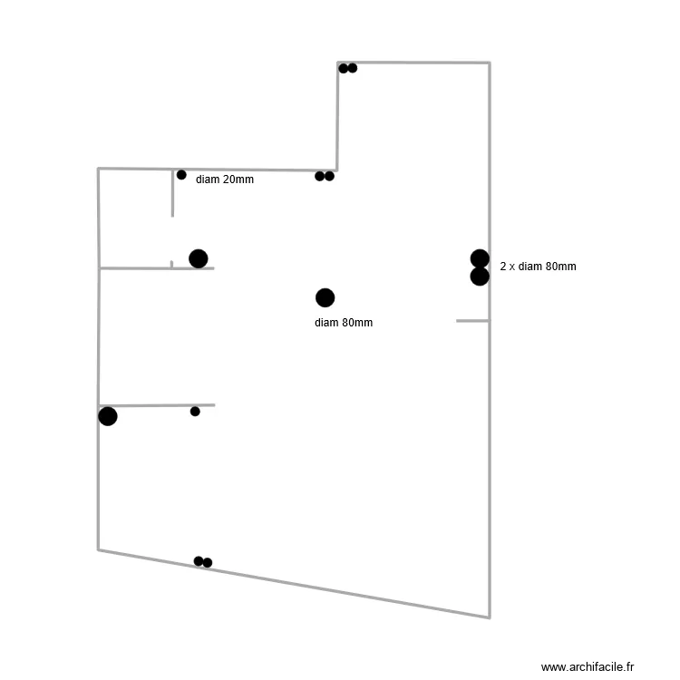 passage. Plan de 