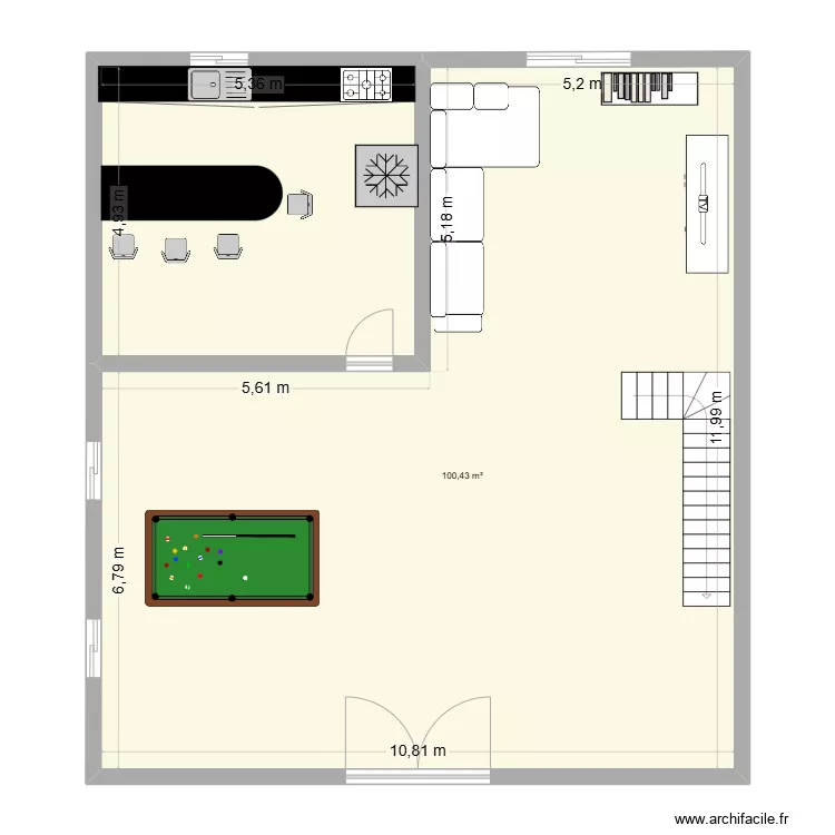 maison. Plan de maison. Plan de