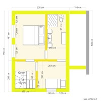 Vue plan etage 1 projet extension WWM02.25 14.01.25