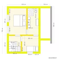 Vue plan etage 1 projet extension WWM02.25 14.01.25