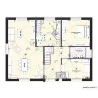 Plan de position Rez de chaussée électricité