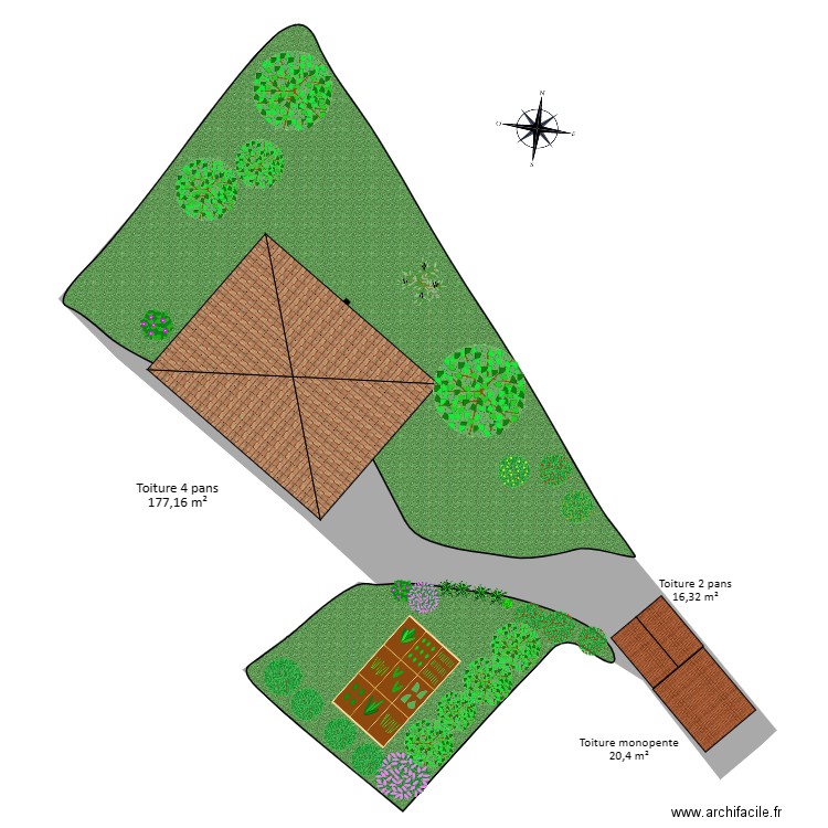 CAP BLANC. Plan de 0 pièce et 0 m2