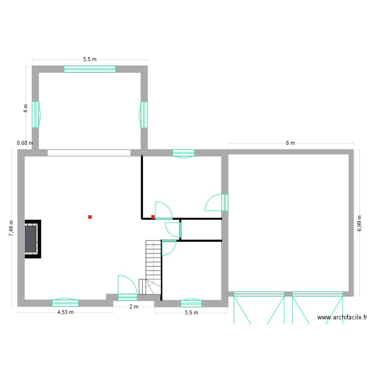Plan 3 projet. Plan de 0 pièce et 0 m2
