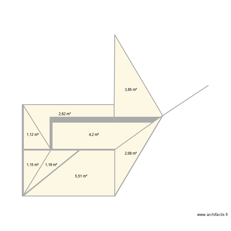 nuhyg. Plan de 8 pièces et 22 m2