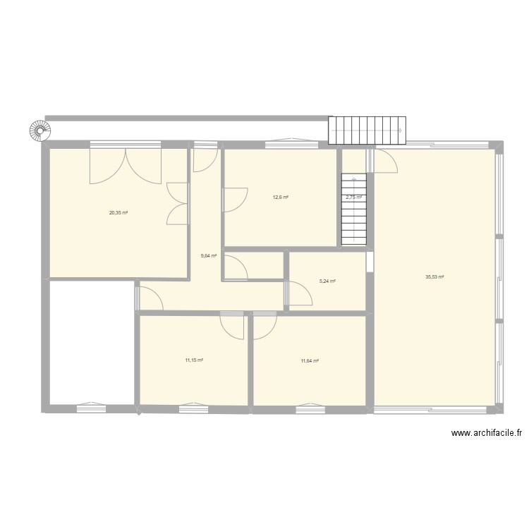 premier étage rev b. Plan de 0 pièce et 0 m2
