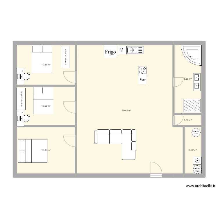 Maison 2. Plan de 0 pièce et 0 m2