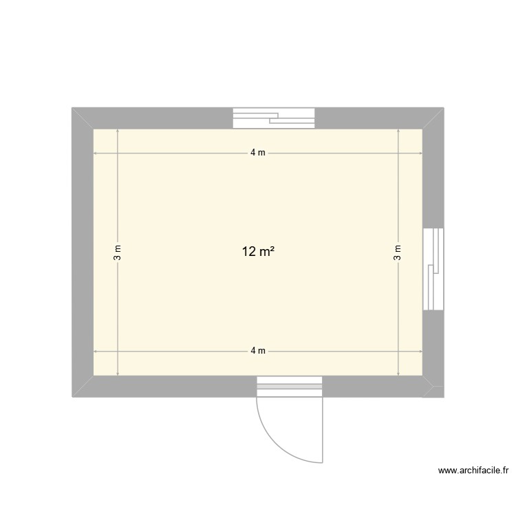 design. Plan de 0 pièce et 0 m2 design. Plan de 0 pièce et 0 m2