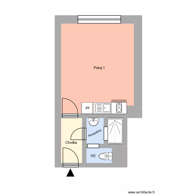 Hořany 1033, byt 7. Plan de 11  et 145 m²