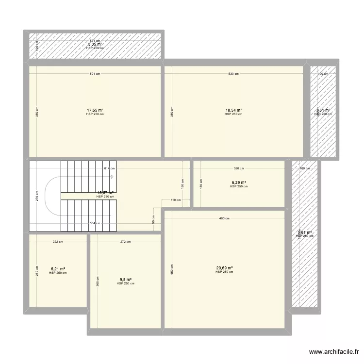 Kerkour 3.8 Etage. Plan de Kerkour 3.8 Etage. Plan de