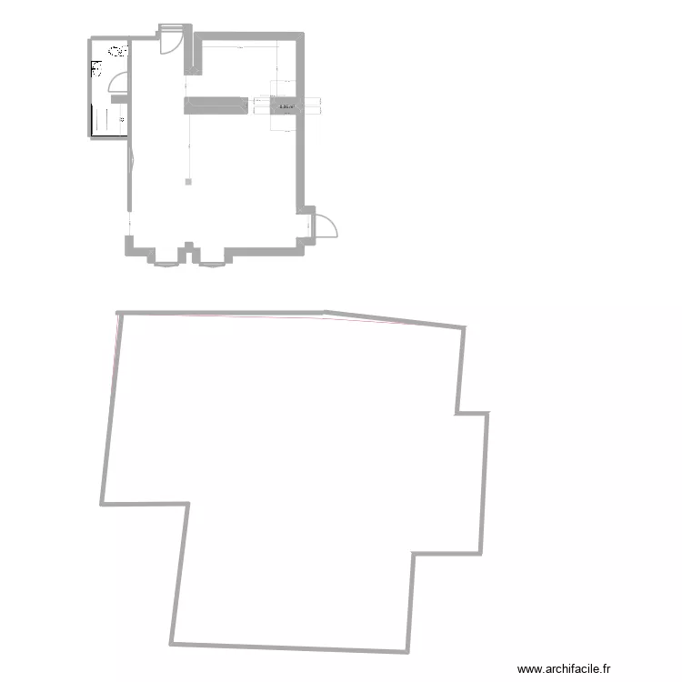 Riad garence. Plan de 