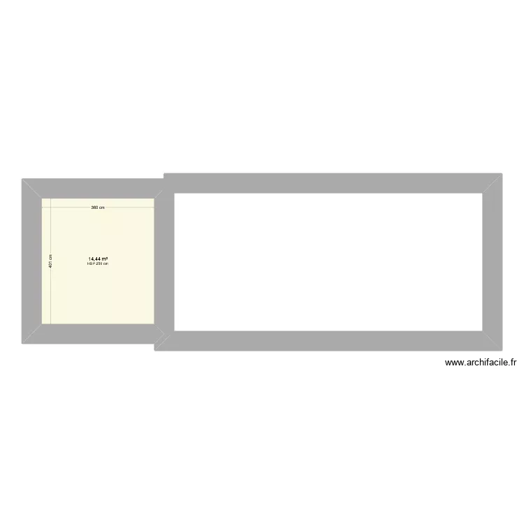 tranche 2_ murs nus. Plan de 