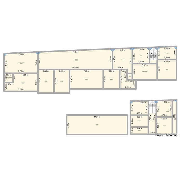 Maison Moreilles. Plan de 22 pièces et 471 m2